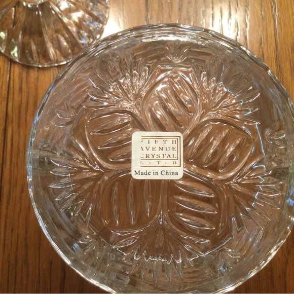 Fifth Avenue Crystal 7-1/2" Covered Jar - Picture 4 of 5